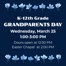 K-12th Grade Grandparents Day